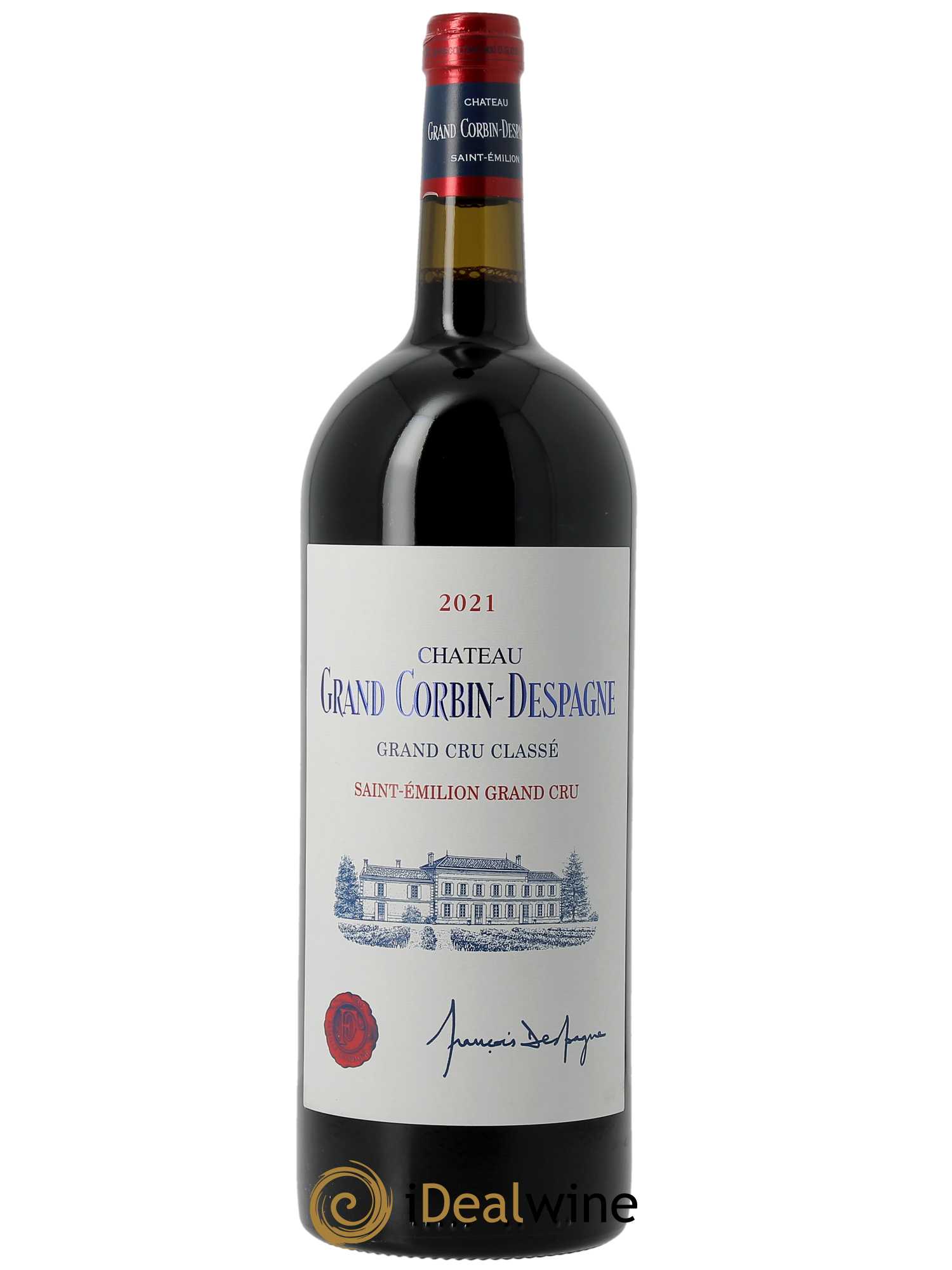 Château Grand Corbin Despagne Grand Cru Classé  2021 - Lot de 1 Magnum