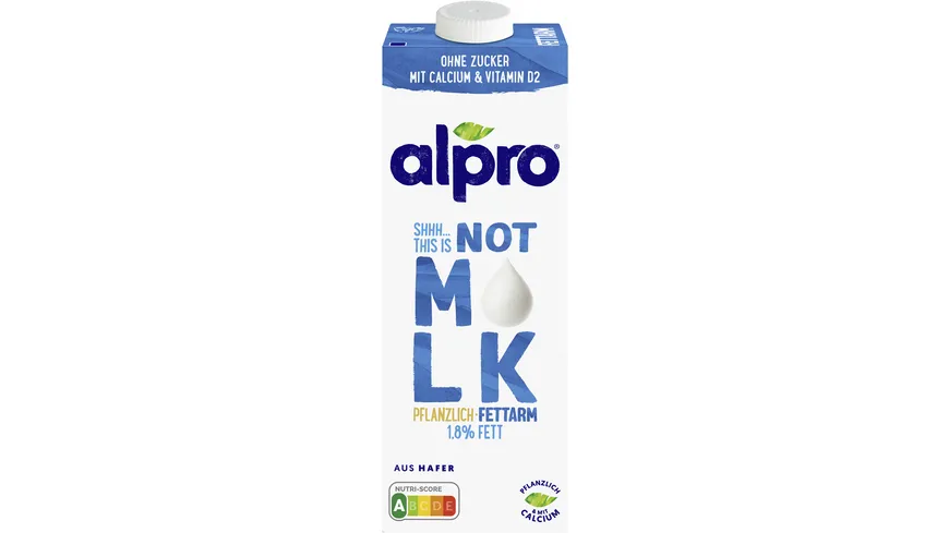 Alpro NOT MILK Haferdrink 1,8% Fett 1 l