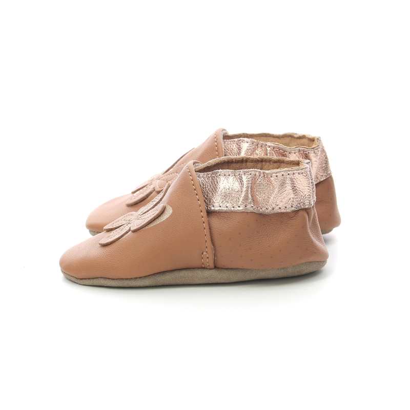 Chaussons cuir tannage vegetal Fly In The Wind