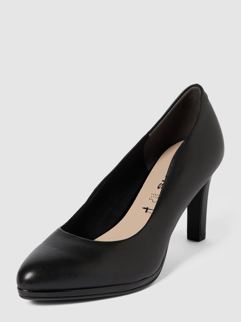 Pumps mit hohem Absatz in schwarz