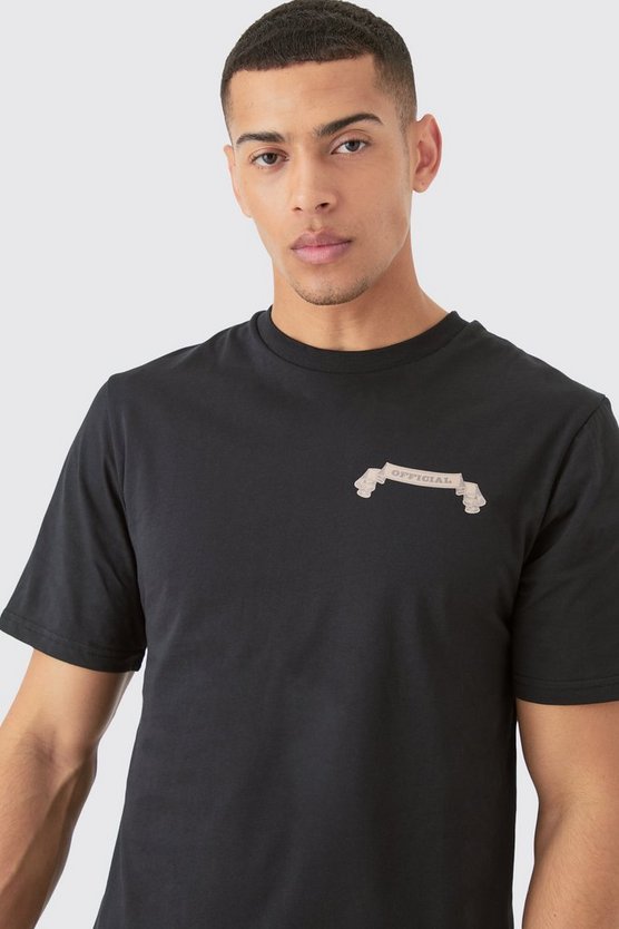 T-Shirt mit Resort-Print