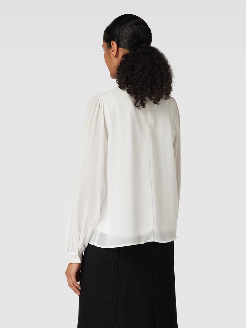 Bluse mit Ballonärmeln Modell 'MILA' in ecru