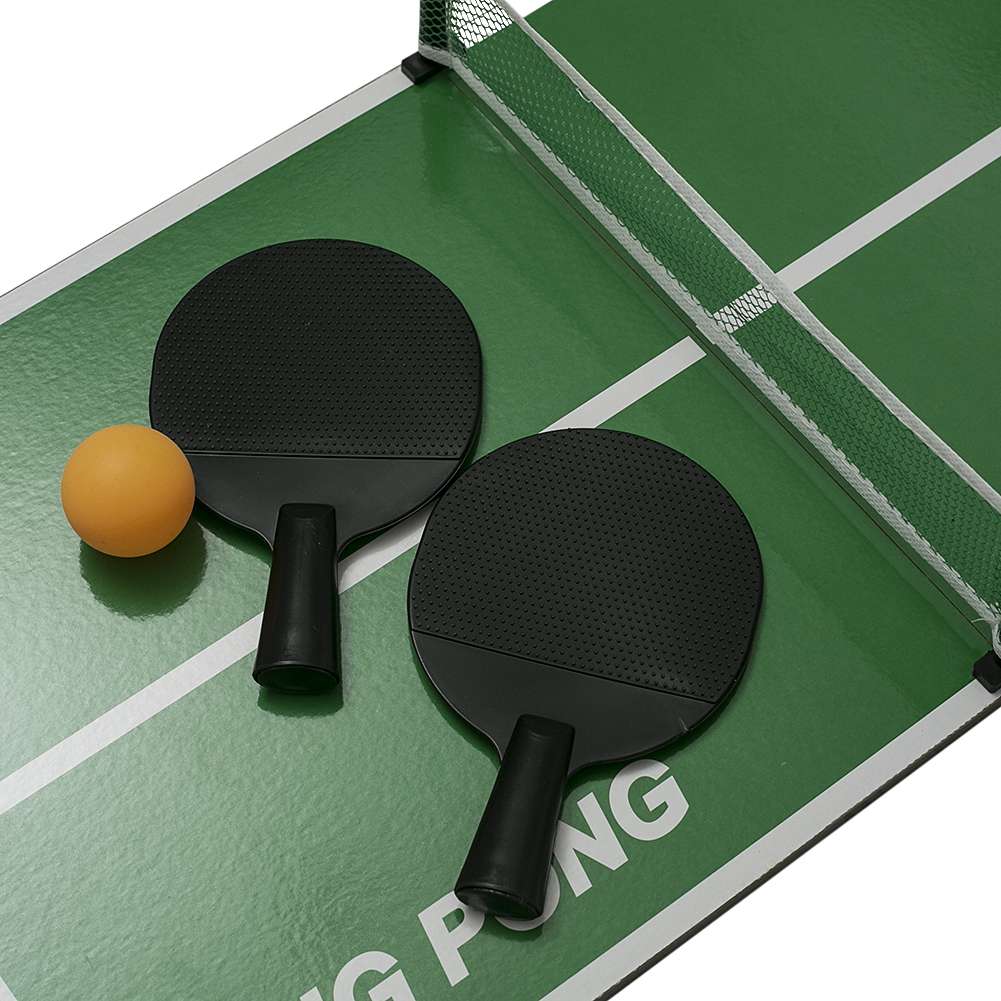 PING PONG Mini Tischtennisplatte mit Schlägern & Netz 5-tlg. 95064000