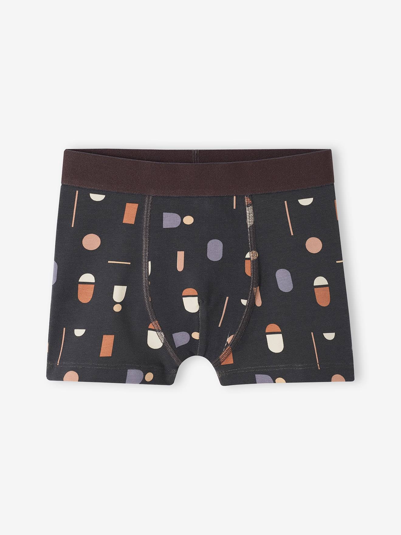 Vertbaudet 5er-Pack Jungen Boxershorts mit Bio-Baumwolle - wollweiß