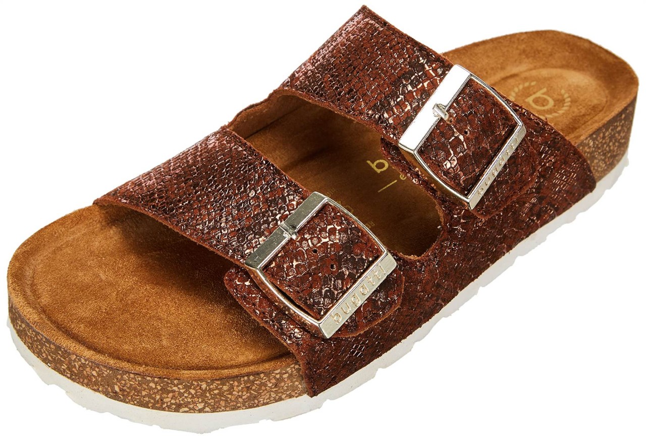 BUGATTI Komfort Sandalen braun