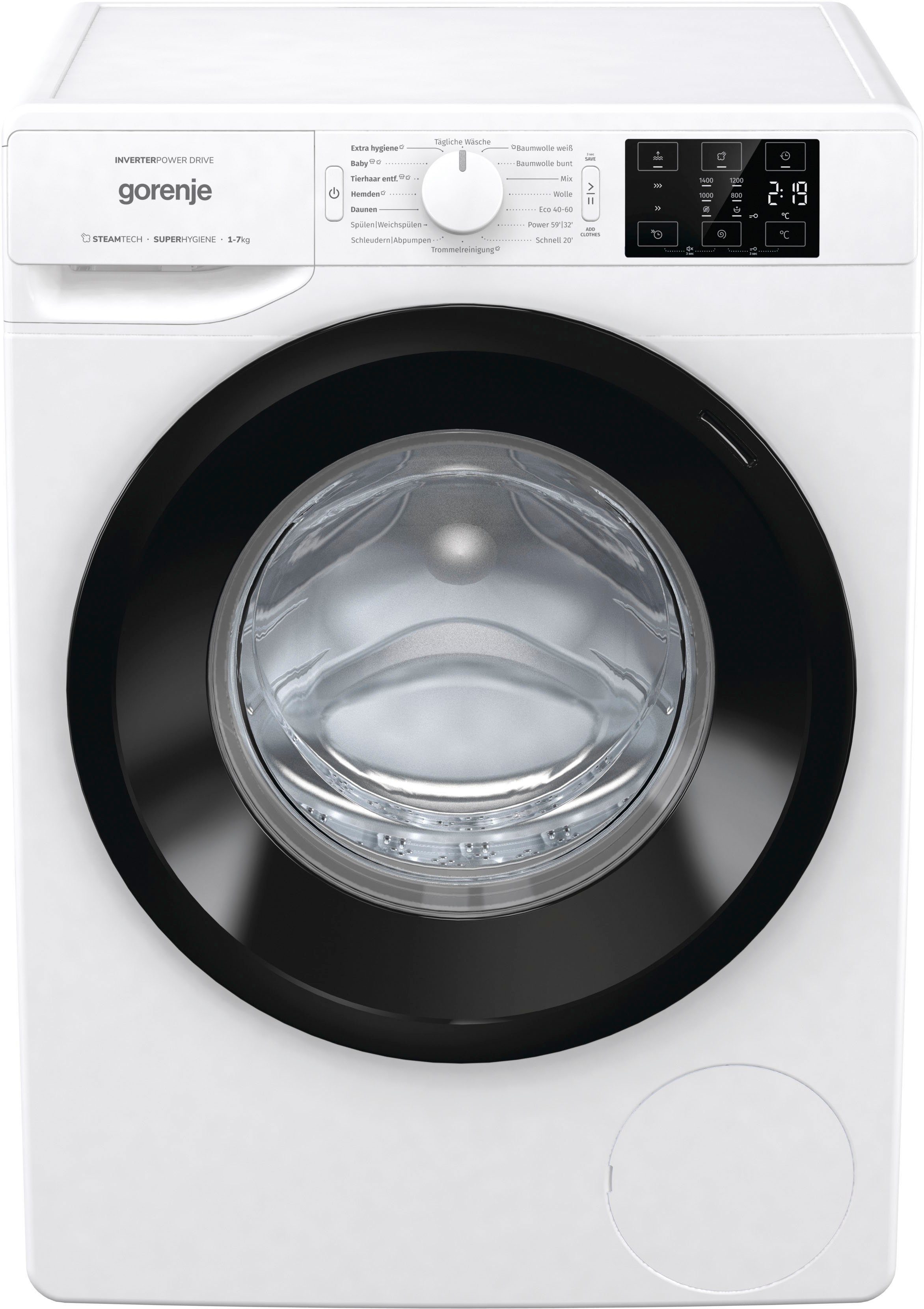 GORENJE Waschmaschine Wave NEI74ADPS, 7 kg, 1400 U/min