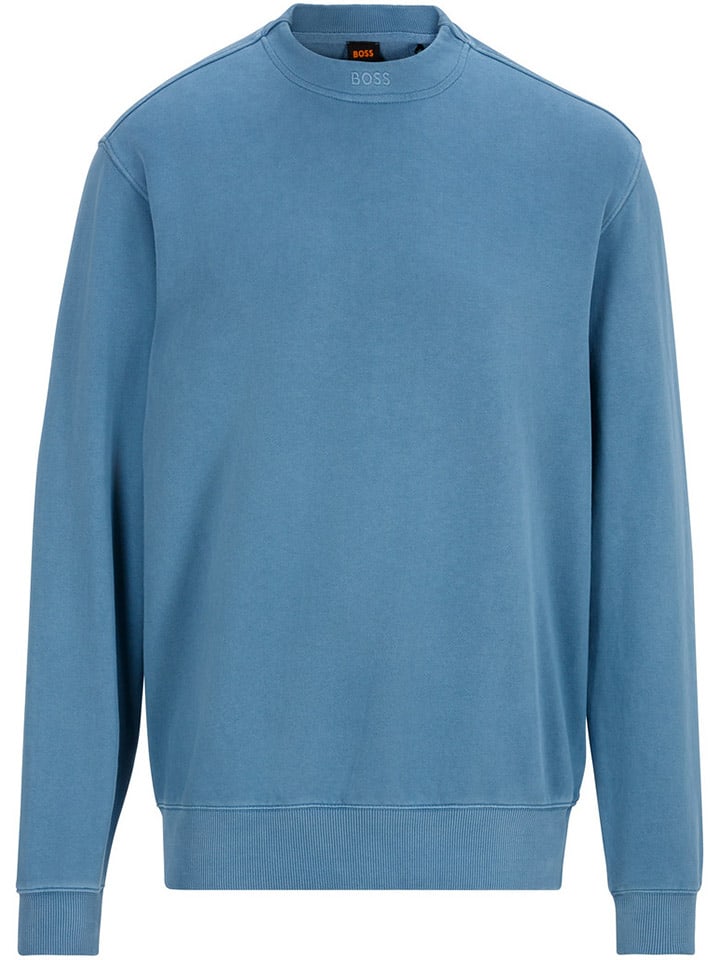 BOSS Orange Sweatshirt in Hellblau günstig kaufen