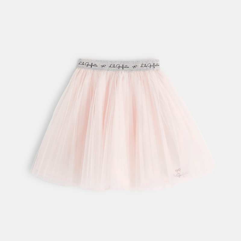 Jupon tulle Lili Gaufrette rose fille