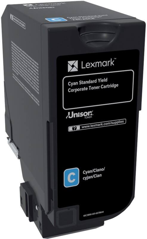 Lexmark Original Tonerkartusche 74C2SCE Cyan