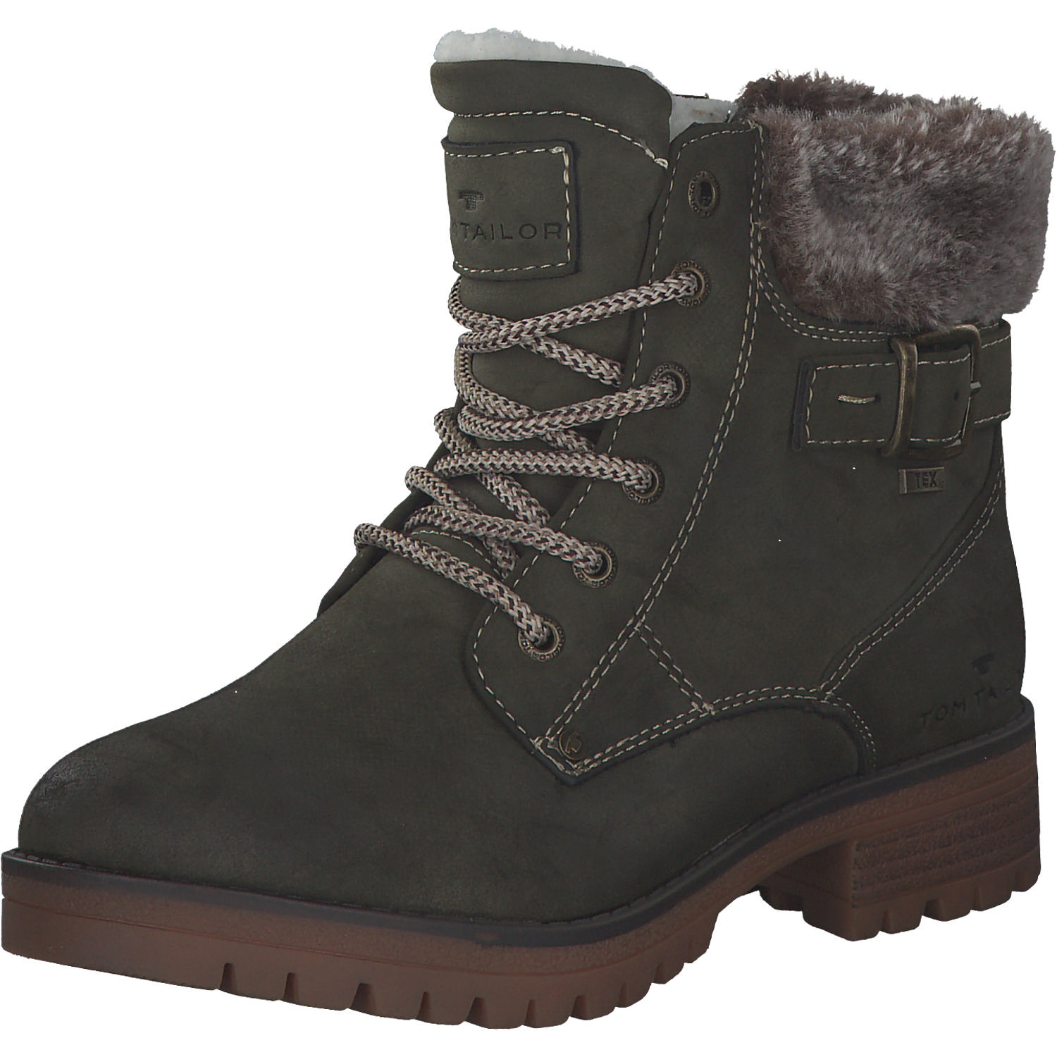 Tom Tailor 2191014, Winterstiefeletten, Damen, khaki