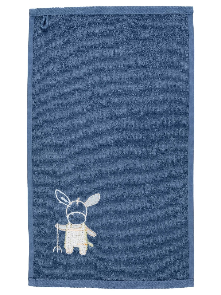 Sterntaler Kinderhandtuch 2er-Pack ESEL Emmilius in mittelblau günstig kaufen onesize