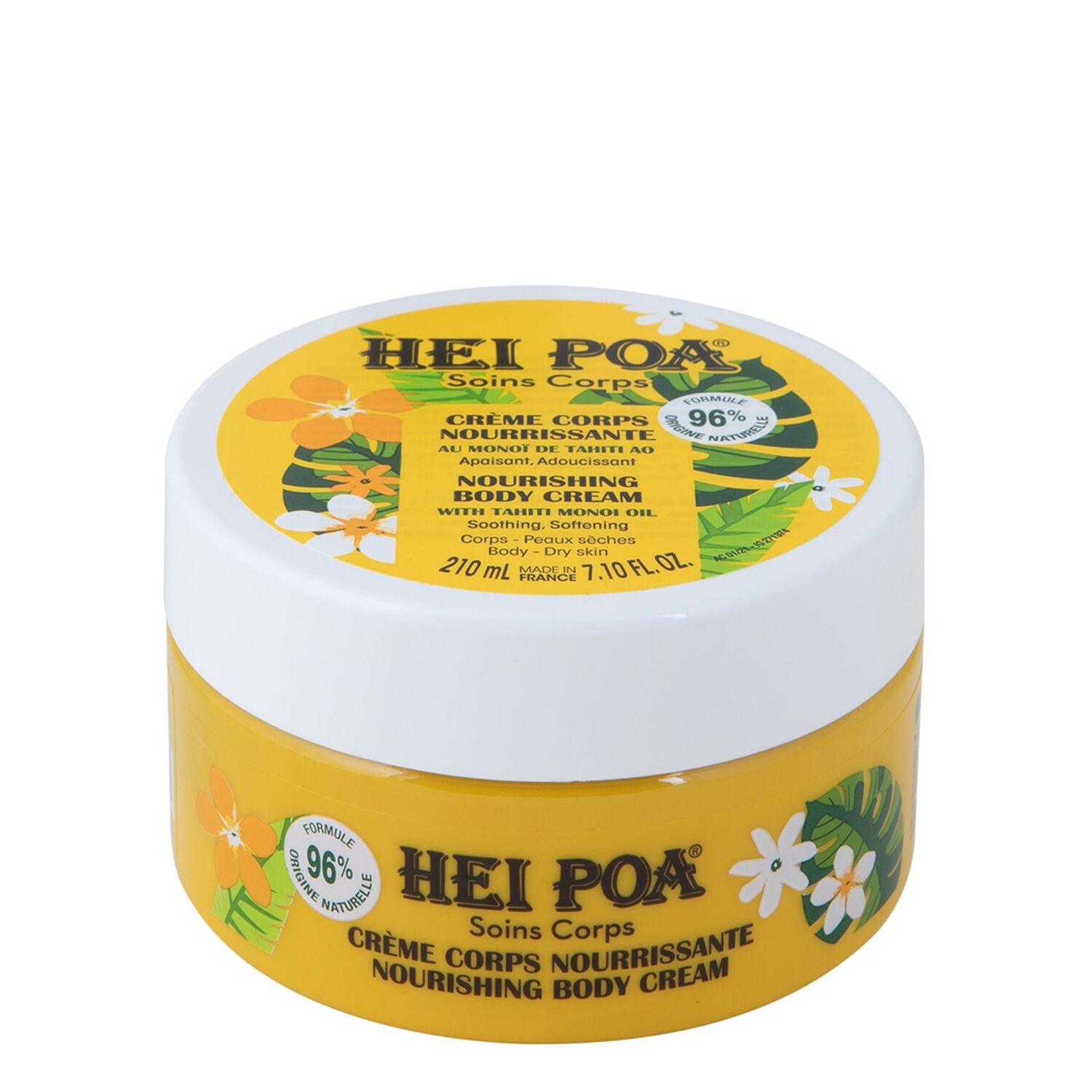 Hei Poa Monoï Crème Corps Nourrissante 210 ml