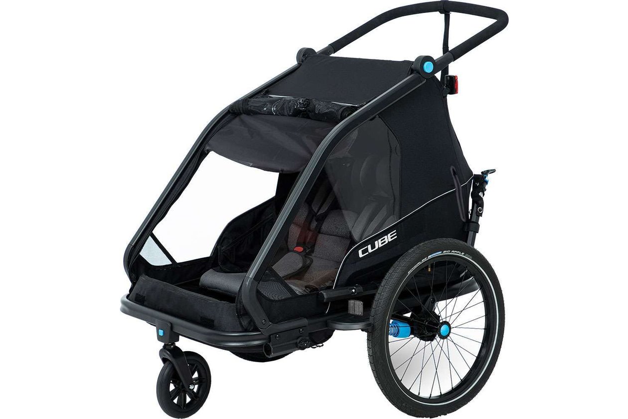Cube Kinder Fahrradanhu00e4nger Double CMPT