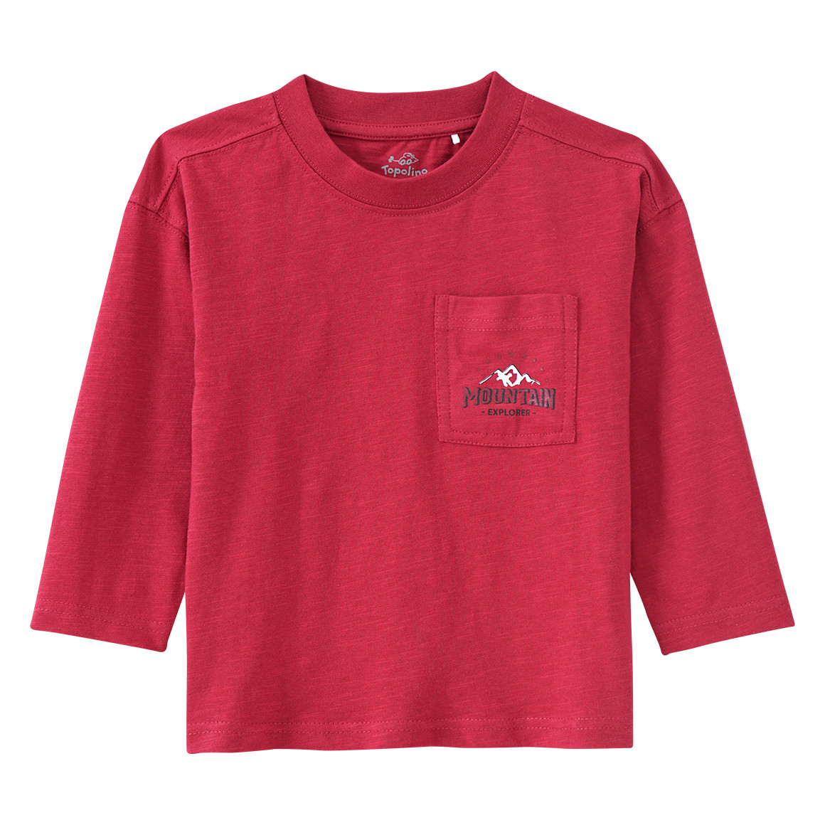Jungen Langarmshirt mit Brusttasche