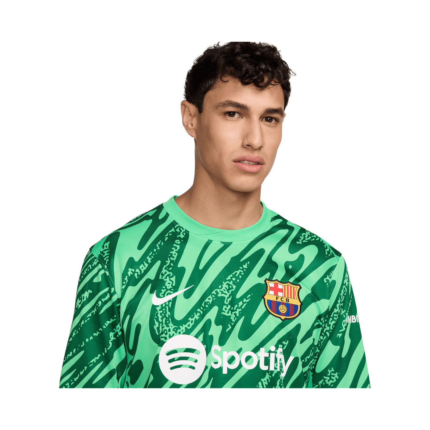 Nike FC Barcelona Langarm Torwarttrikot 2024/2025 Grün F329