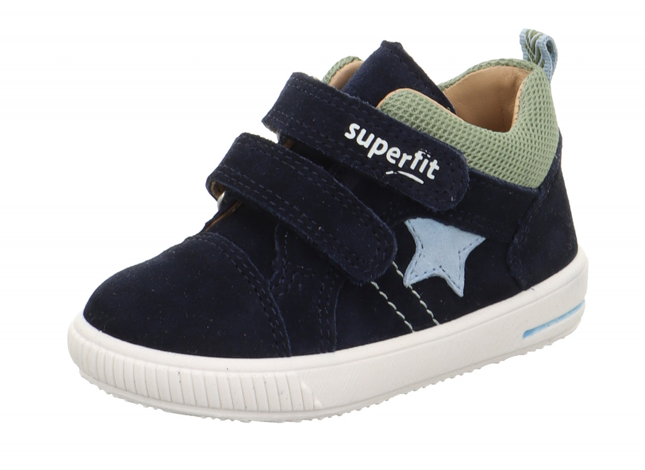 MOPPY - Blau/HellgrünSneaker low mit Klettverschluss