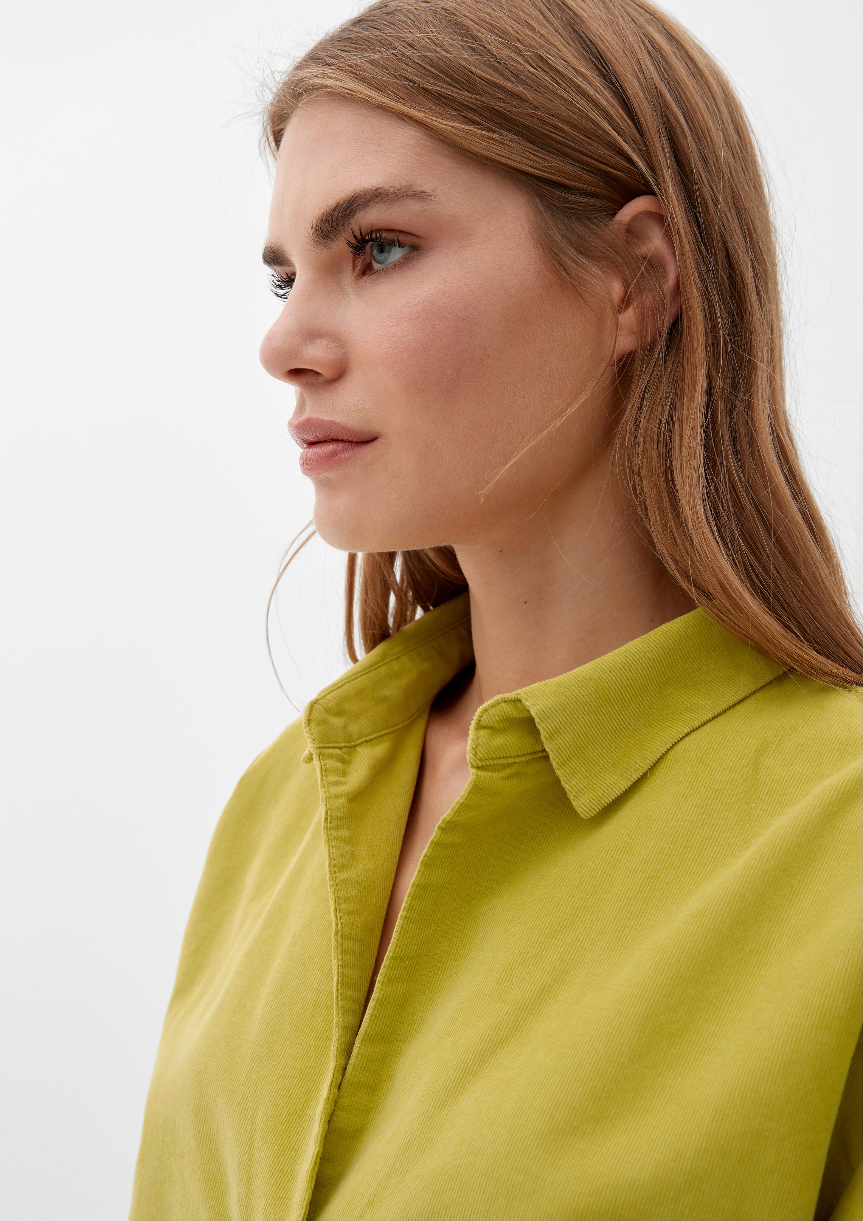 Bluse aus Feincord   2120882-1491