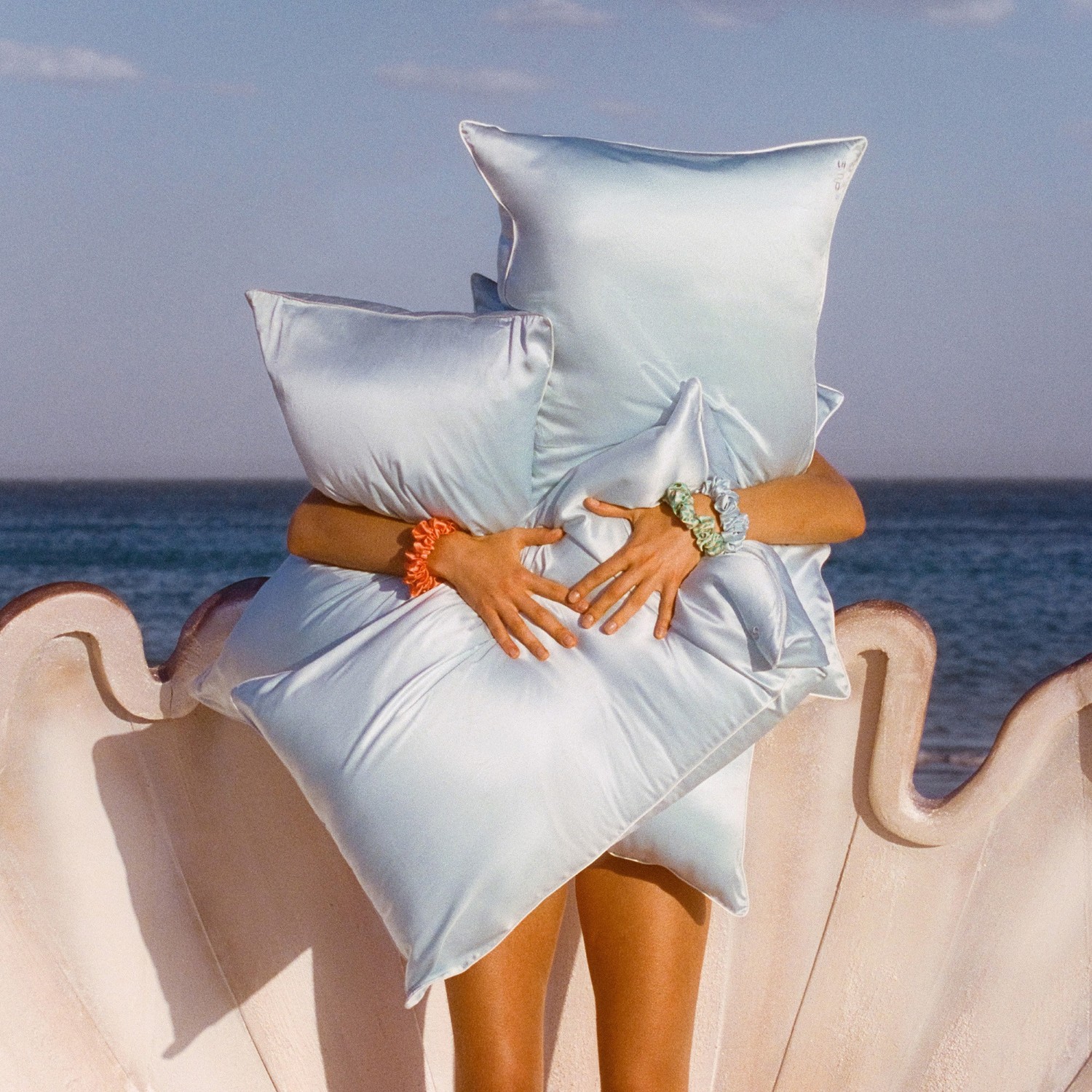 Prevleka za vzglavnik Slip Queen - Sea Breeze