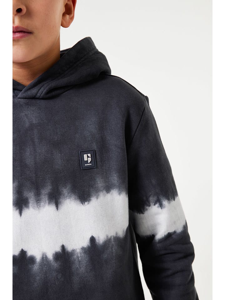 Garcia Hoodie in Anthrazit/ Weiß günstig kaufen