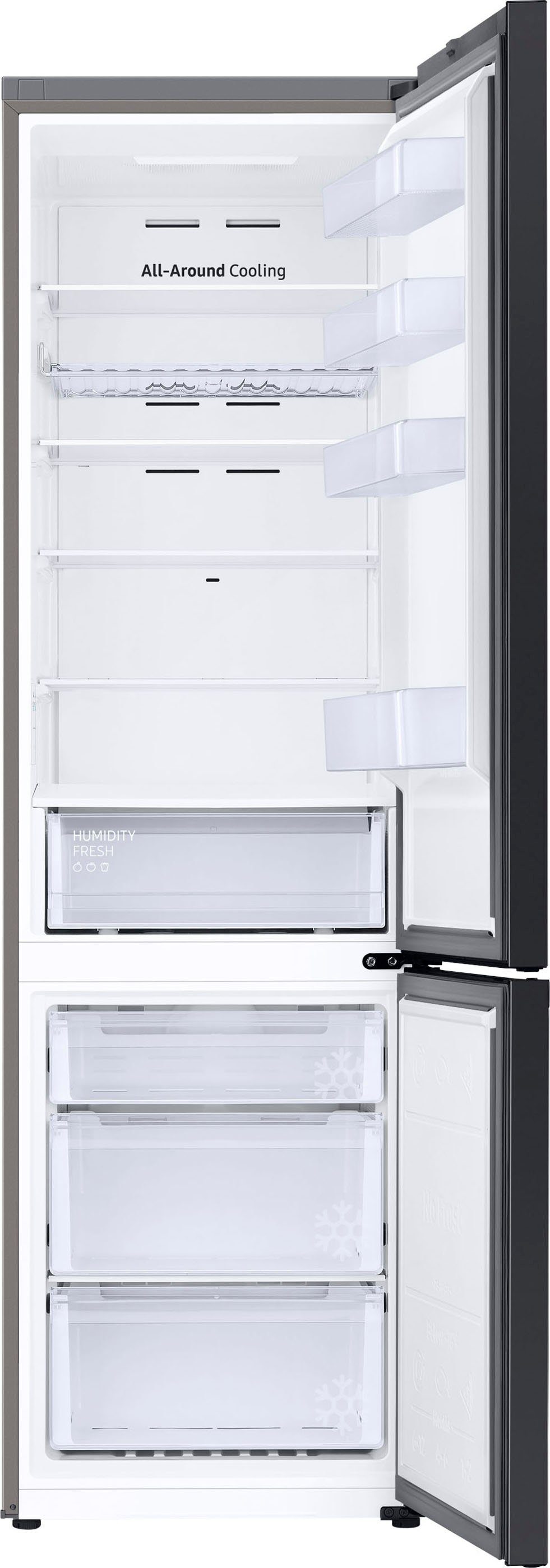 Samsung Kühl-/Gefrierkombination BESPOKE RL38C6B2CCE, 203 cm hoch, 59,5 cm breit