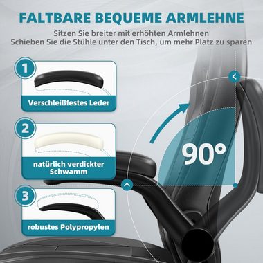 Aiidoits Gaming-Stuhl Bürostuhl, Gaming Stuhl, Chefsessel Gaming Sessel Computerstuhl (Packung), 90° klappbare Armlehne