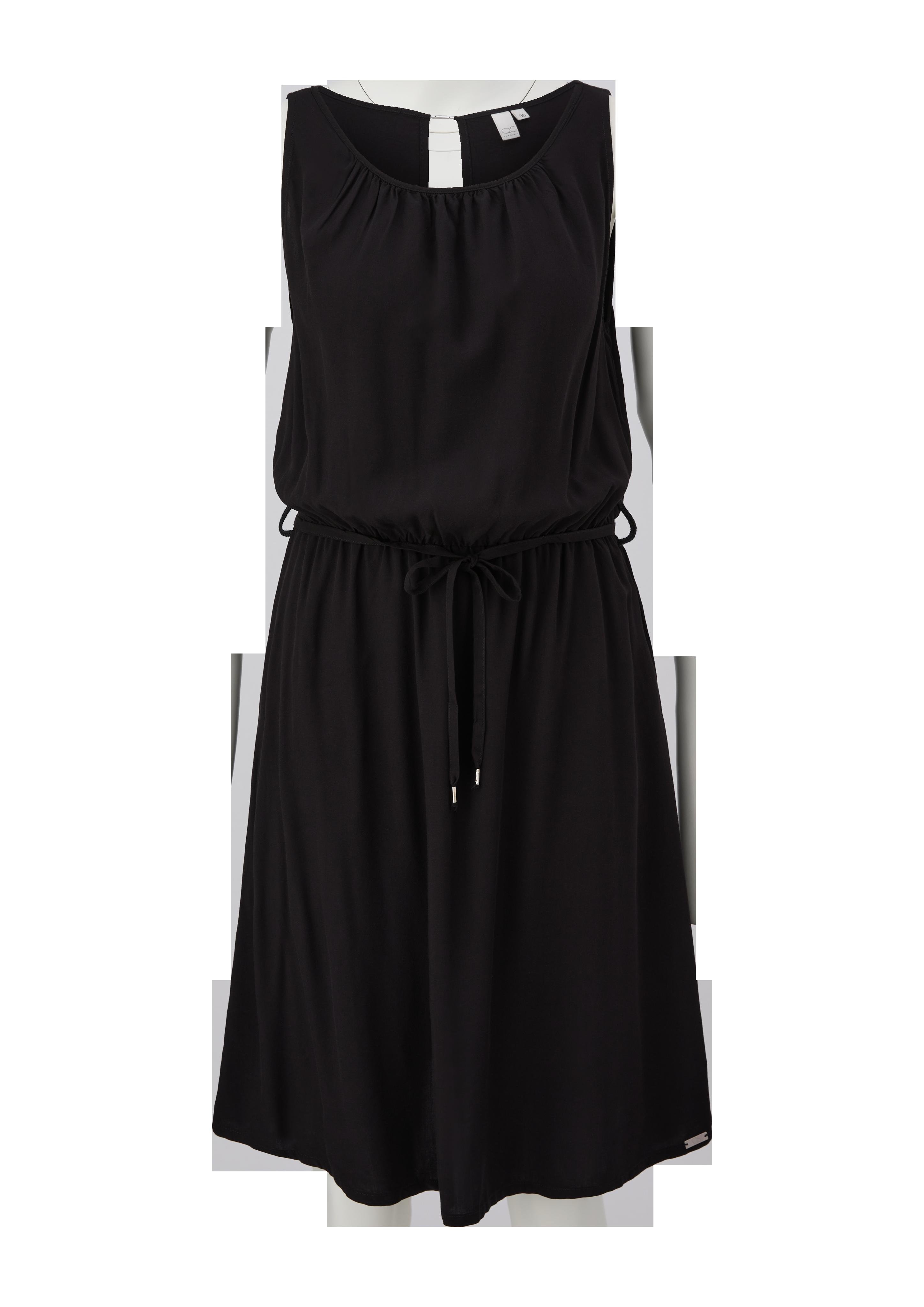 Viskosekleid mit Raffung  2132725-9999