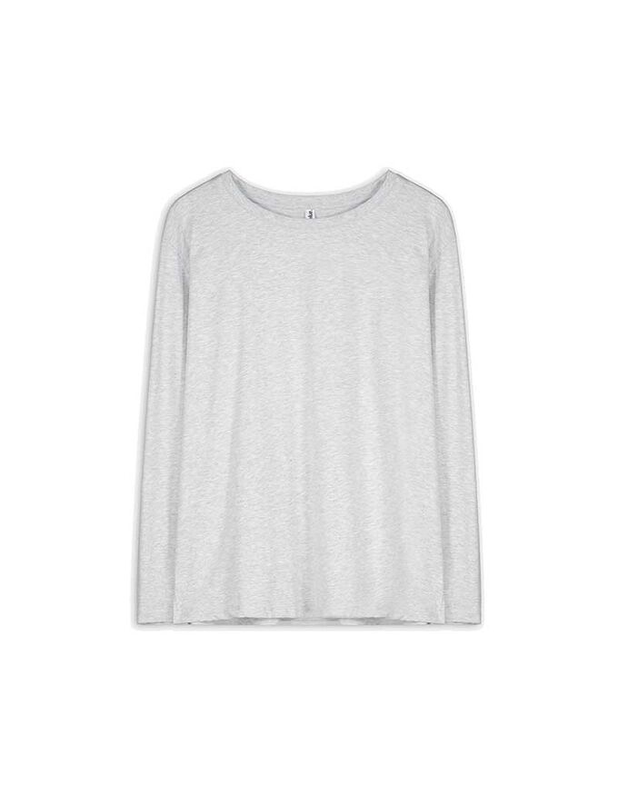 Langarmshirt - Rundhals-Ausschnitt