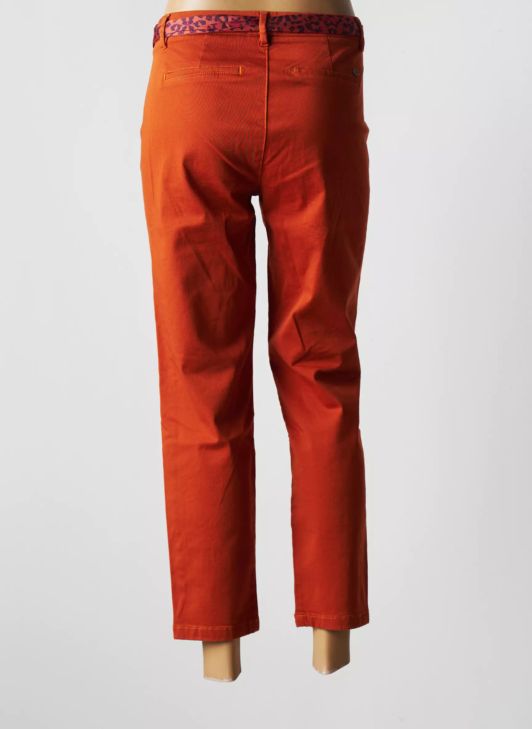 Freeman T Porter Pantalon7 8 Femme couleur orange