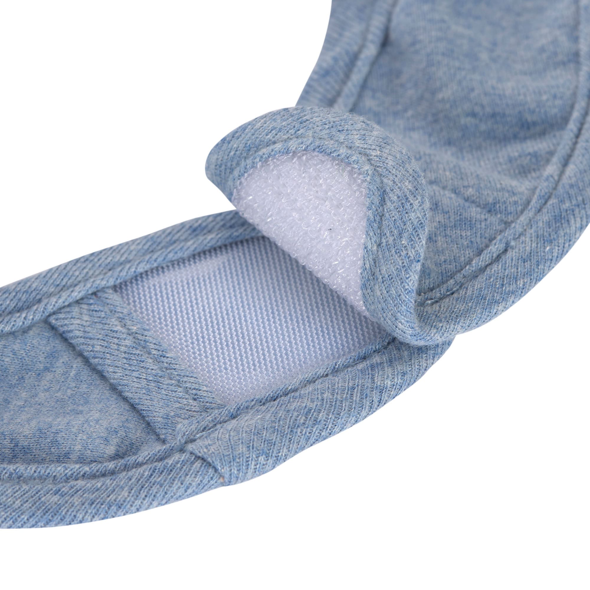 Spucklätzchen 3er Set - Baumwolle (bio), Blau Hellgrau Beige