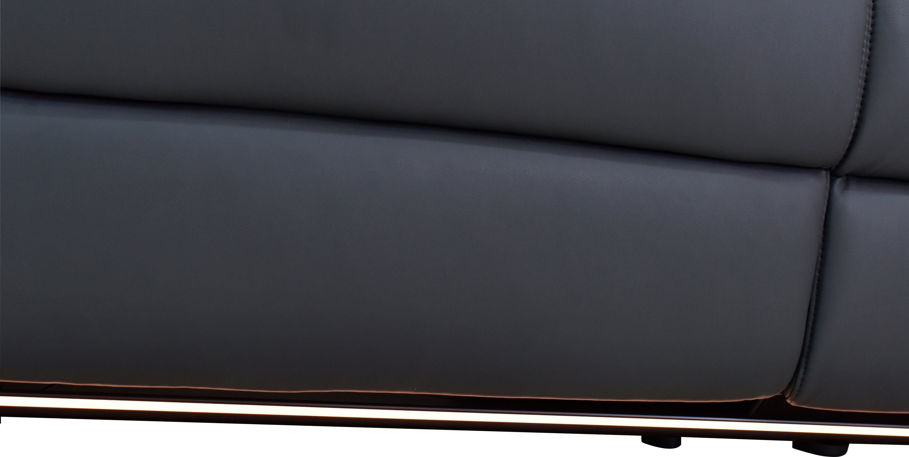 Places of Style Ecksofa Pareli, mit Relaxfunktion, Kopfteilverstellung und dimmbarer LED-Beleuchtung