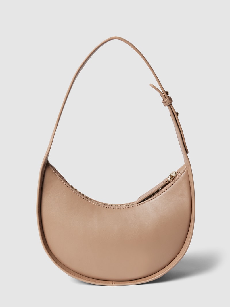 Saddle Bag aus Leder in taupe