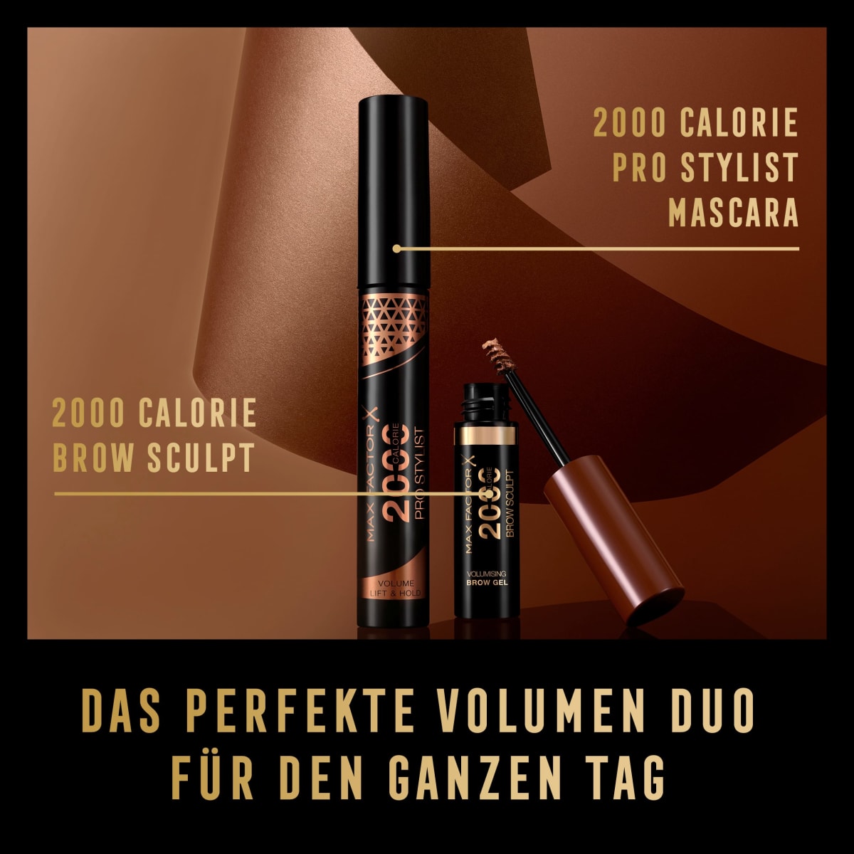 Mascara 2000 Calorie ProStylist Black Brown, 9 ml
