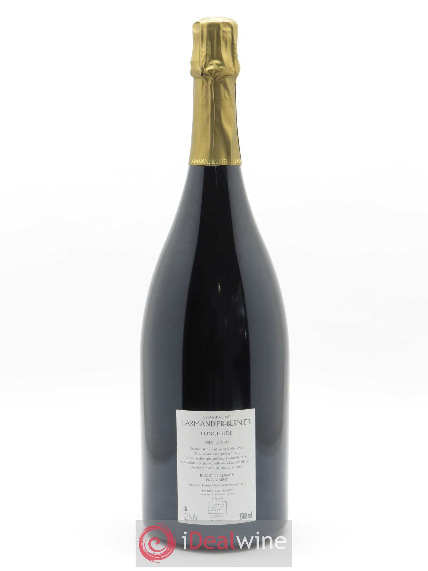 Longitude Blanc de Blancs Premier Cru Extra Brut Larmandier-Bernier   - Lot de 1 Magnum
