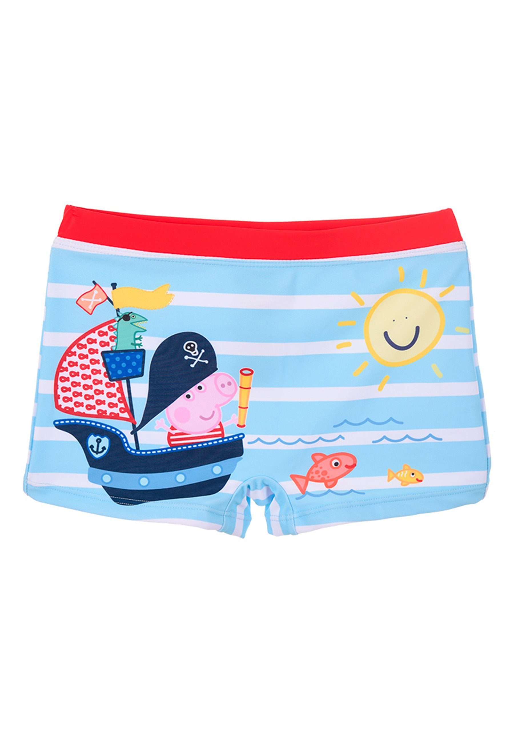Peppa Pig Badehose George Wutz Pirat Kinder Jungen Badehose Badeslip