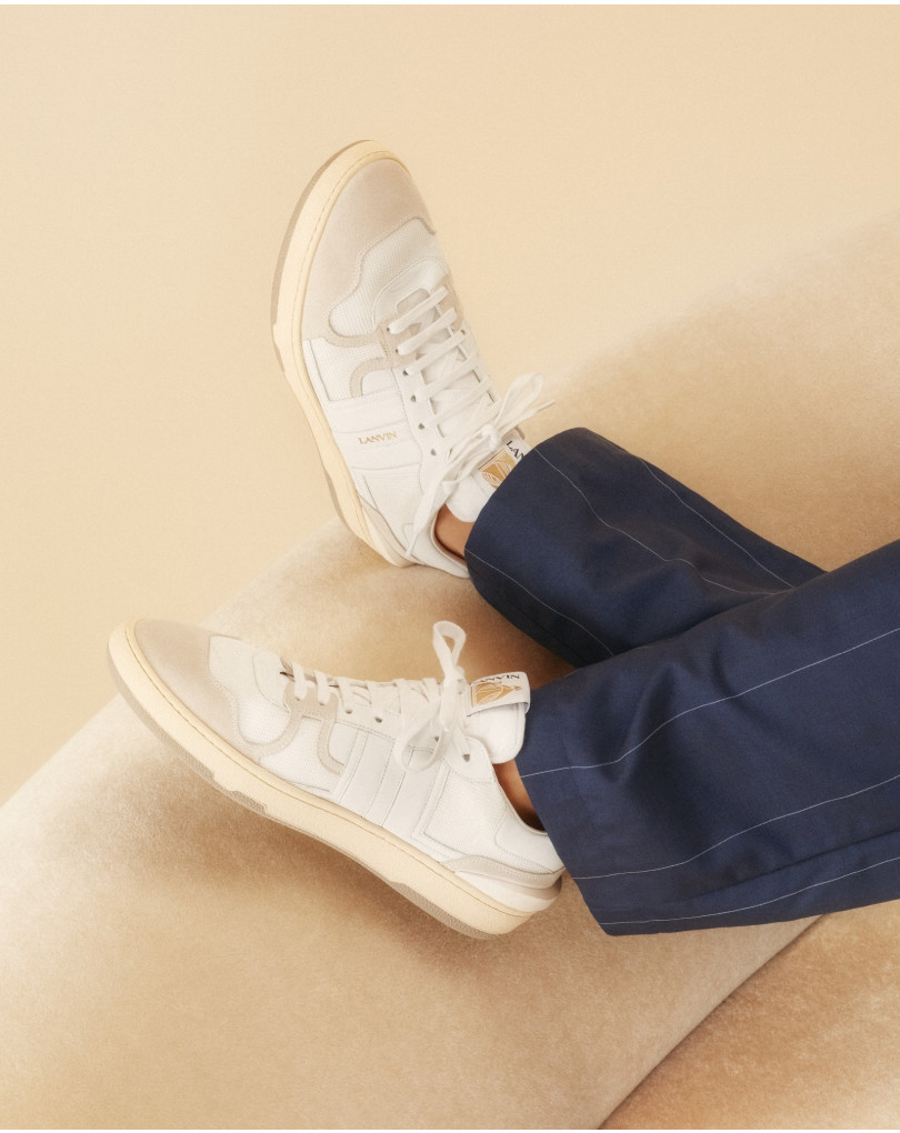 SNEAKERS BASSES CLAY EN CUIR