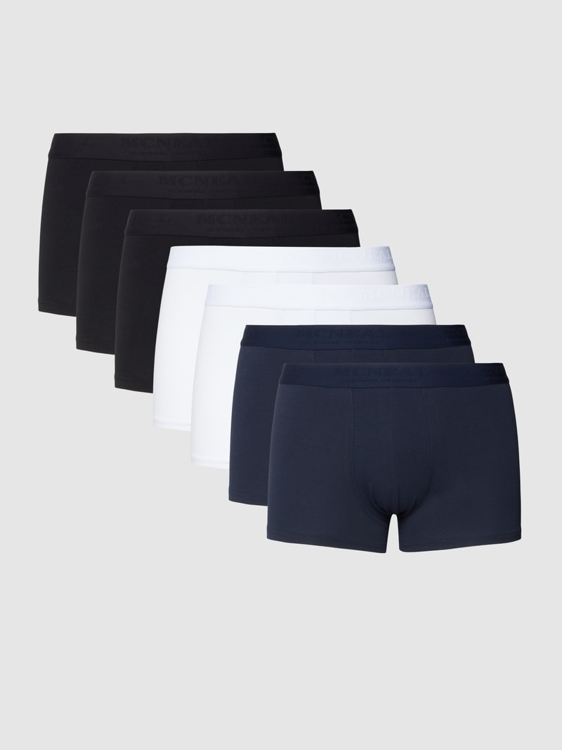 Trunks mit Logo-Bund im 7er-Pack in schwarz