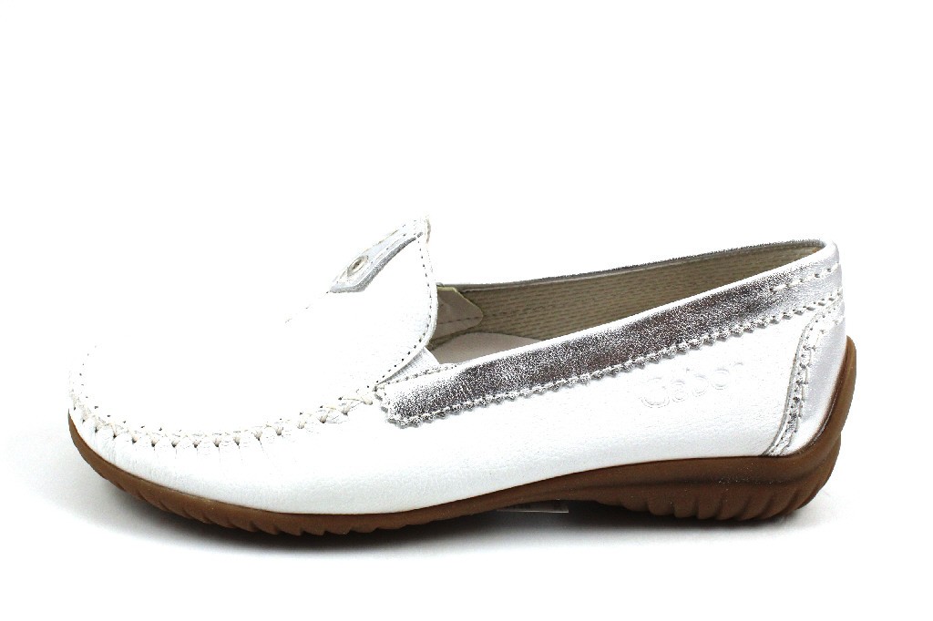 GABOR Sportliche Slipper weiss