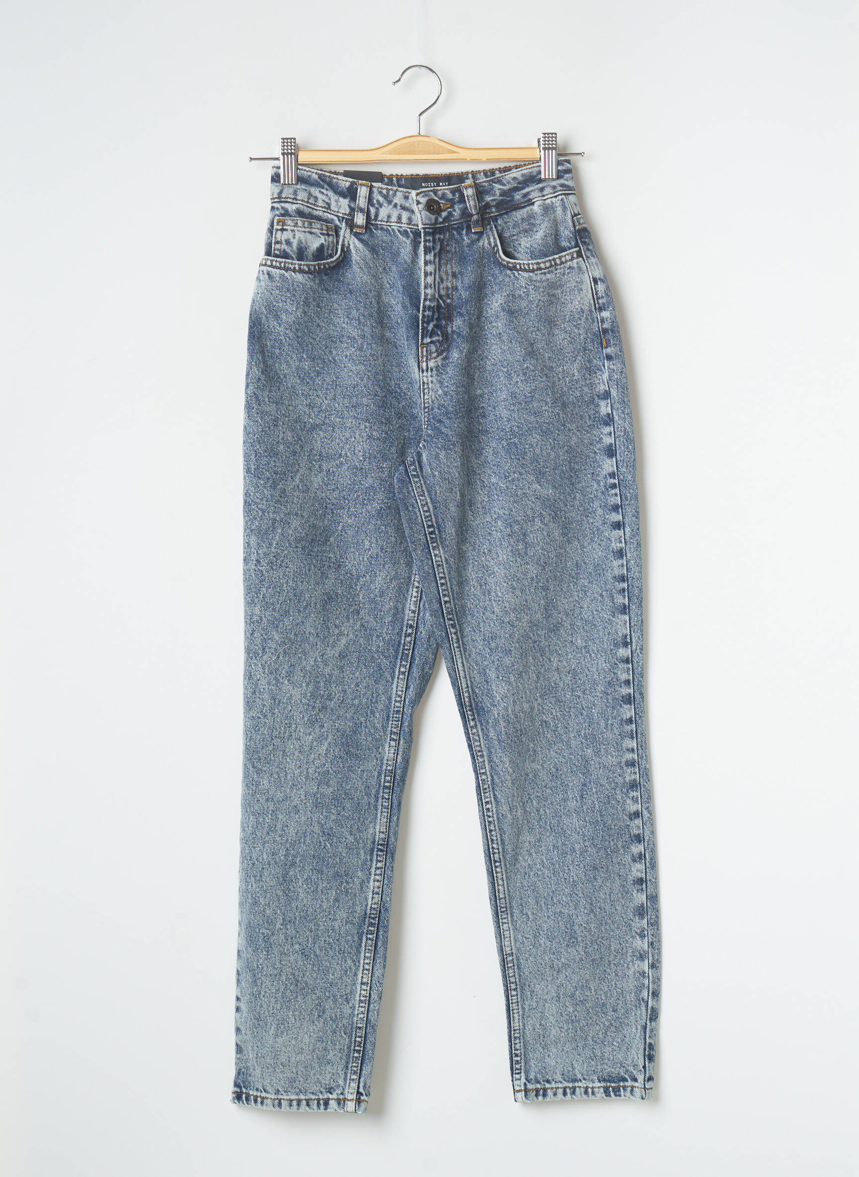 Noisy May Jeans Coupe Droite Femme couleur bleu