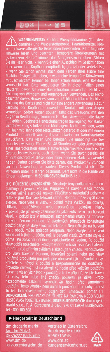 Haarfarbe 3.0 Dunkelbraun, 1 St