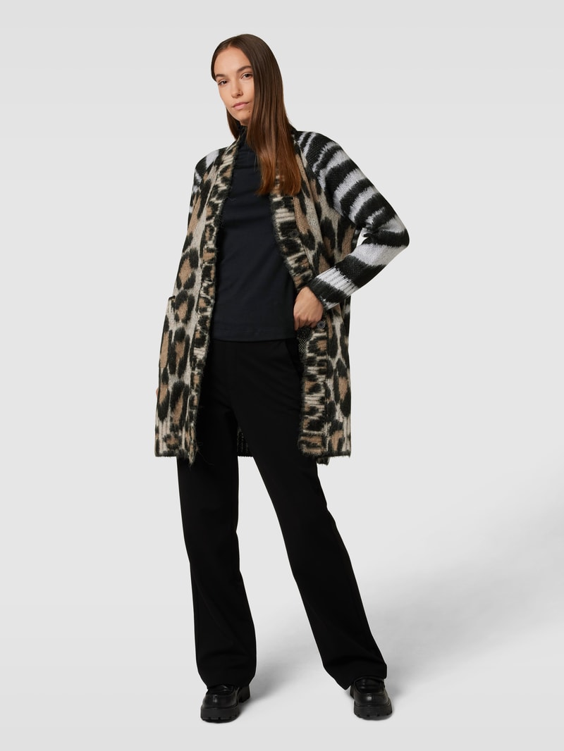 Longsleeve mit Turtleneck in schwarz