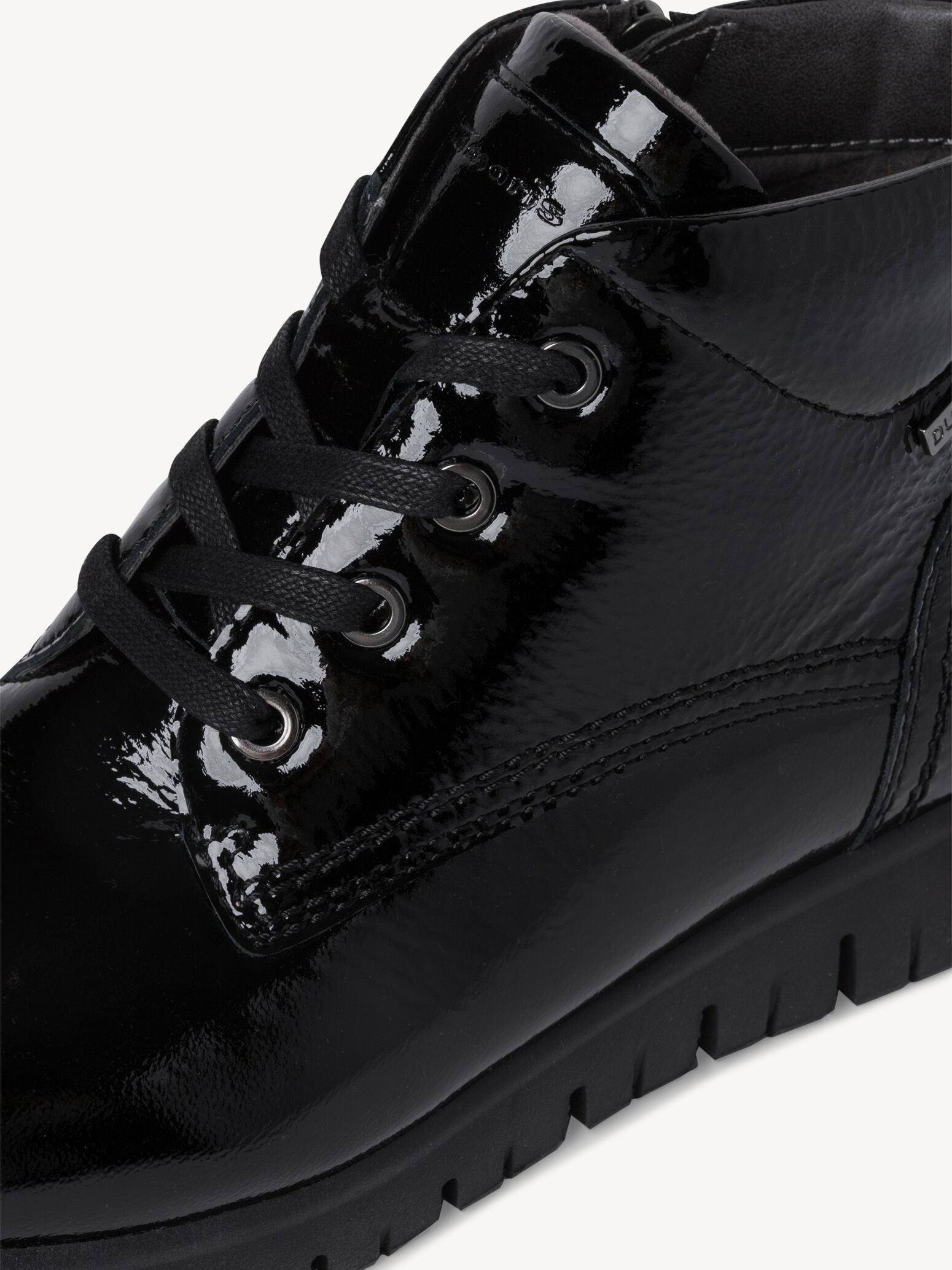 Bottine en cuir - noir