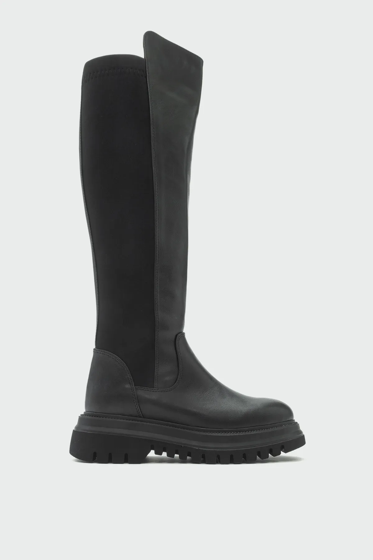 LuviShoes  Shadow Black Damenstiefel