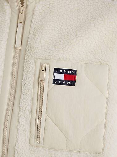 TOMMY-JEANS Herren Weste MEDIA SHERPA