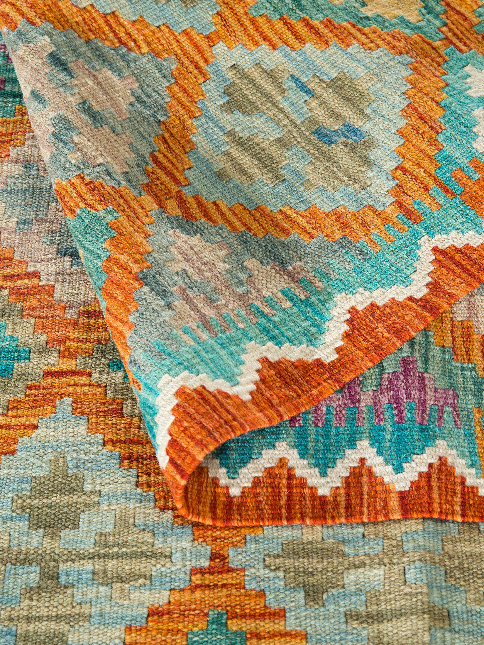 Afghan Kelim ca. 78 x 189 cm, Unikat / Einzelstück