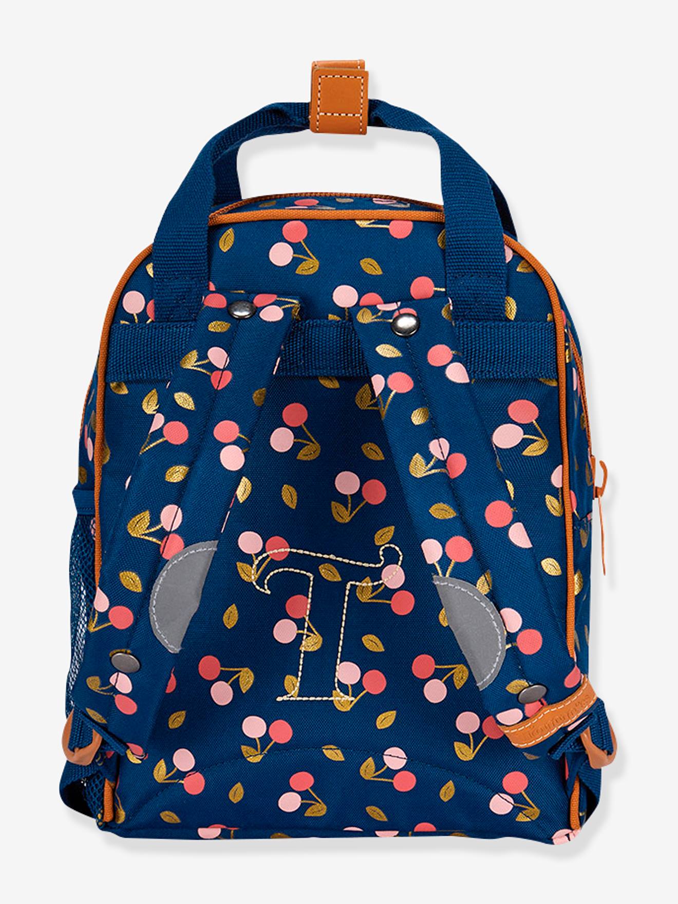 Sac à dos fille Alexa TANN'S bleu imprimé cerises