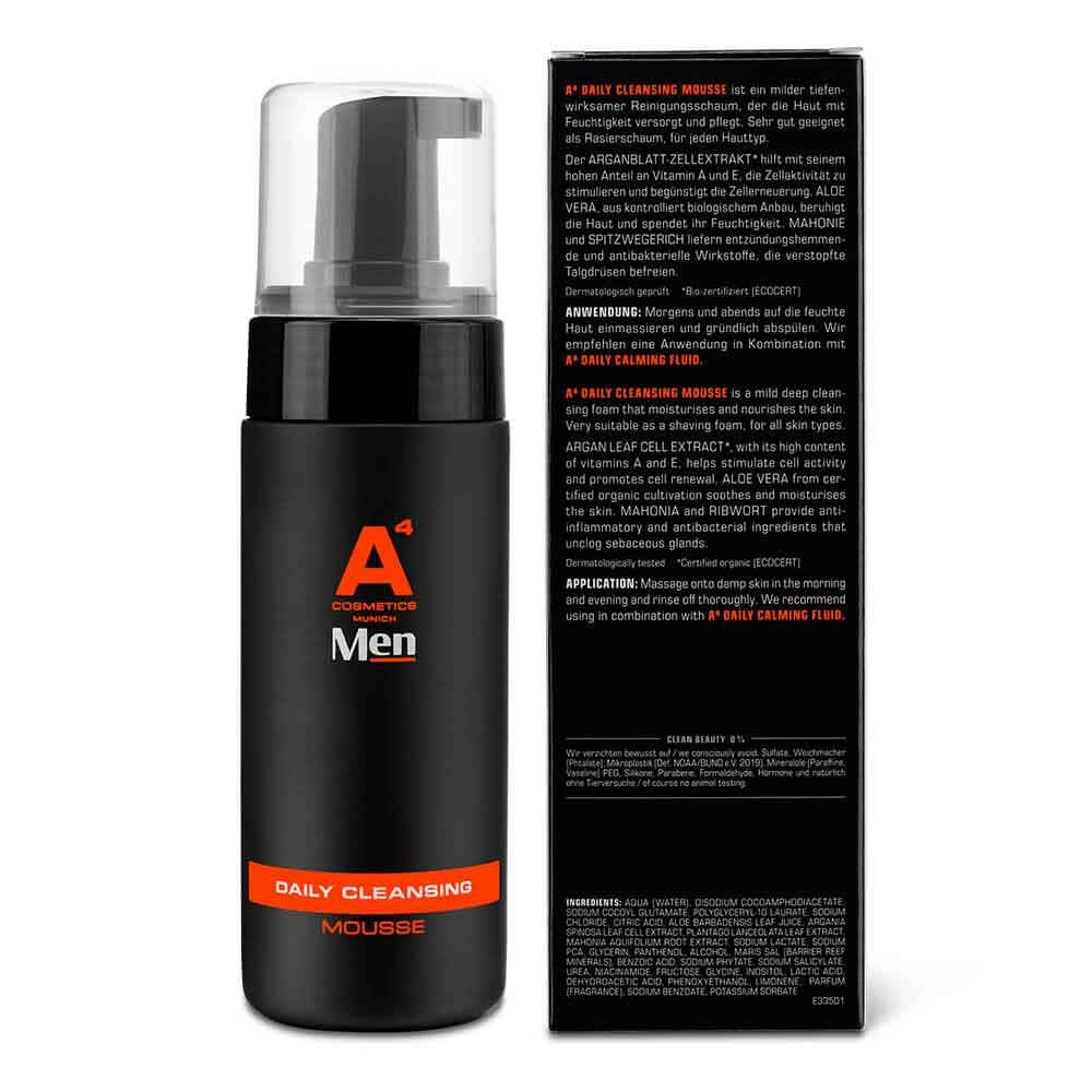 A4 Cosmetics Men Daily Cleansing Mousse