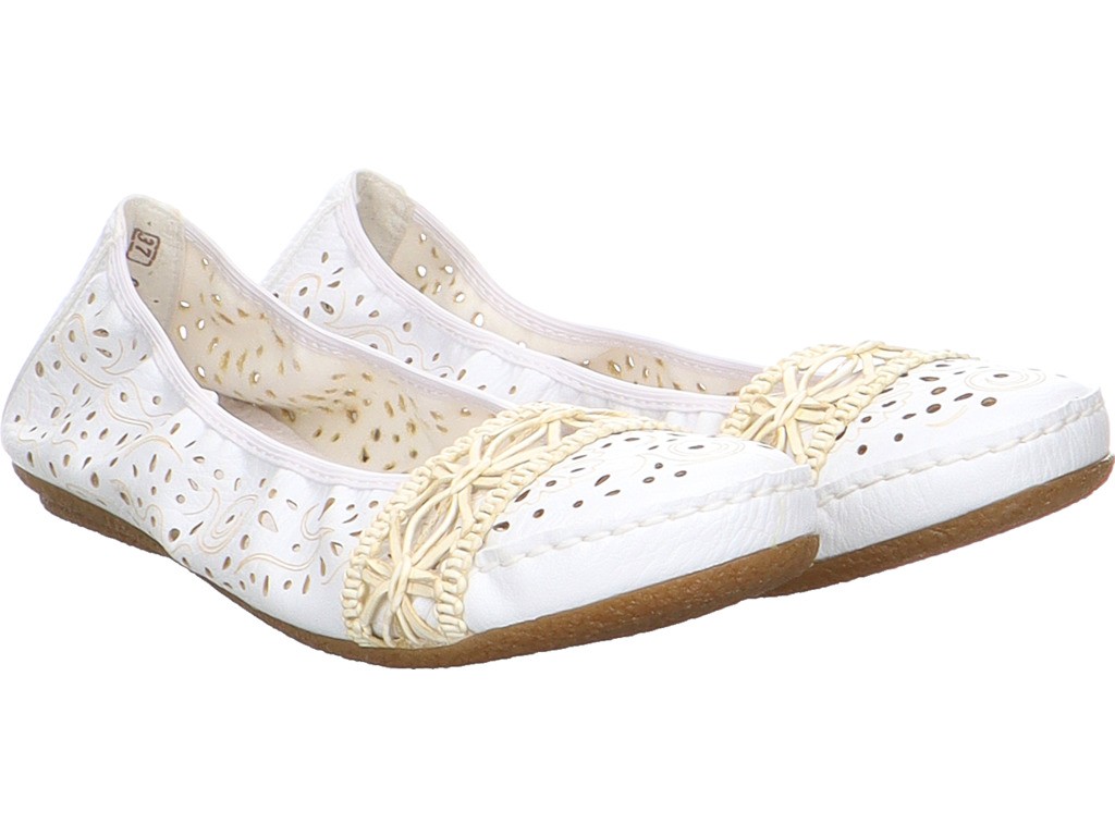 RIEKER Ballerinas weiss