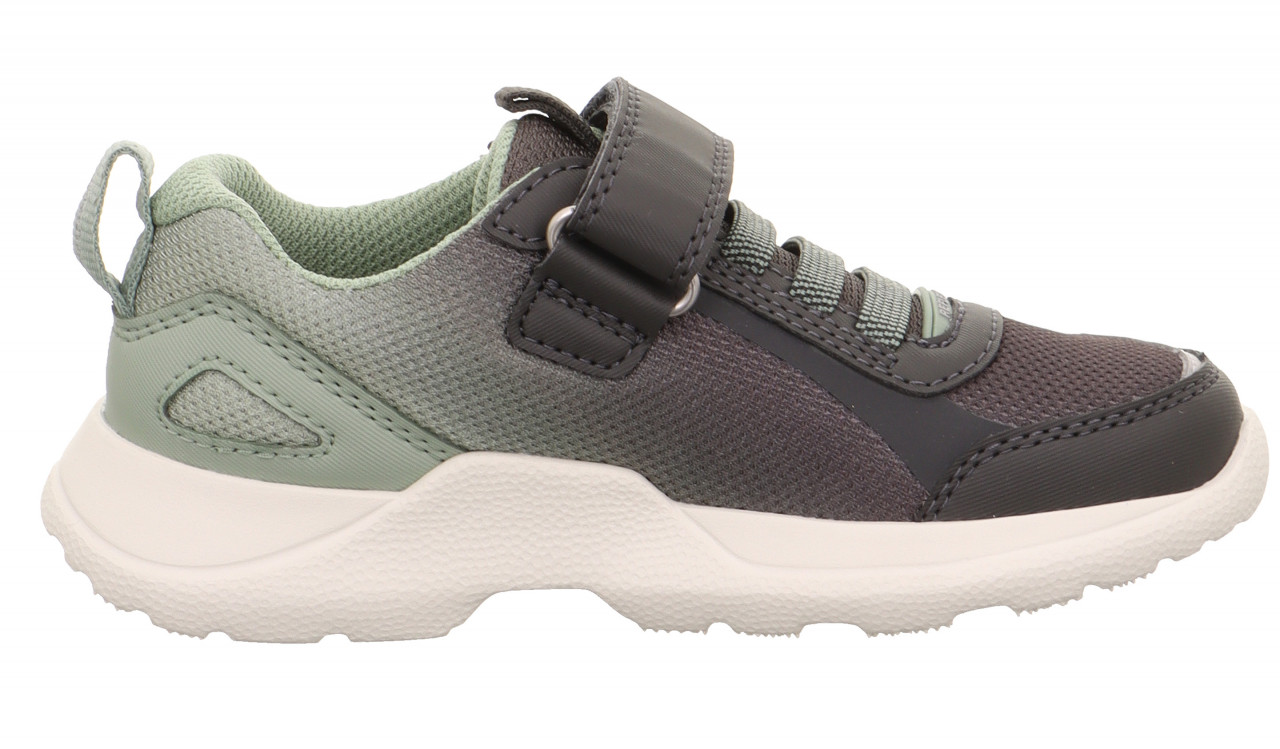 RUSH - Grau/Hellgrün Sneaker low mit Klettverschluss