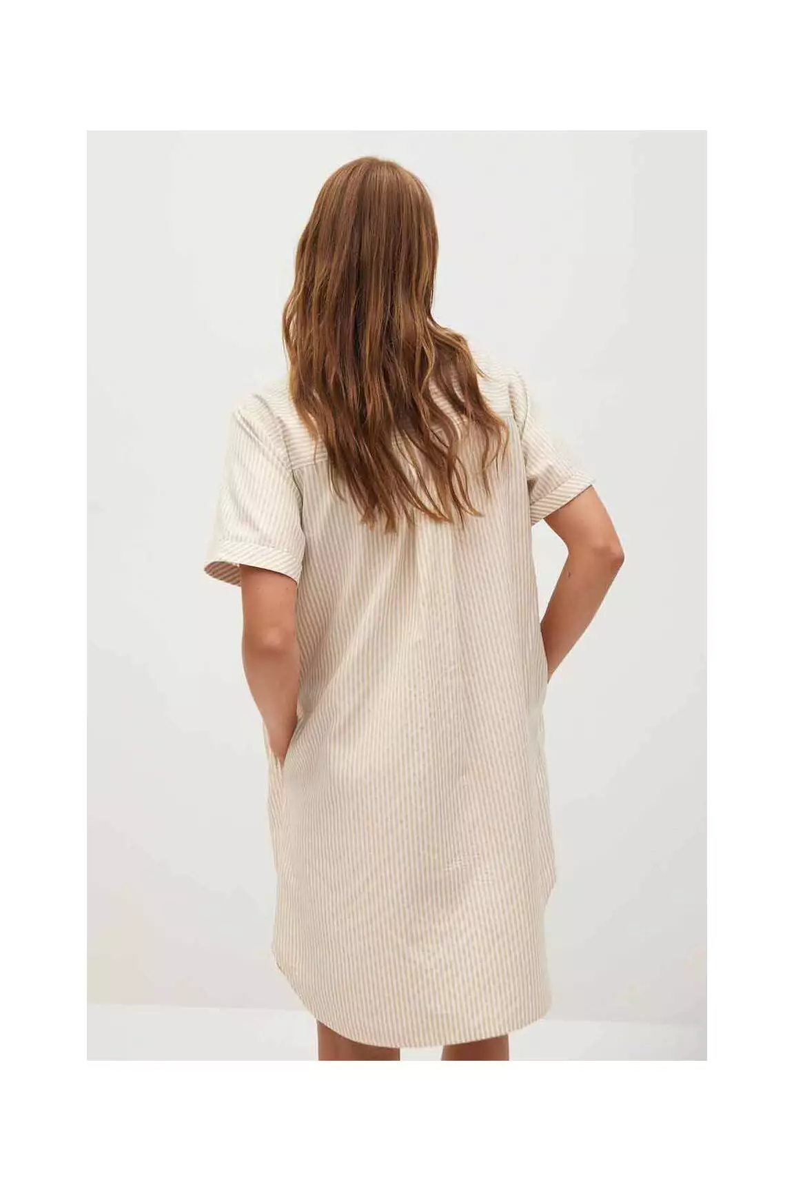 Mango Robes Courtes Femme couleur beige