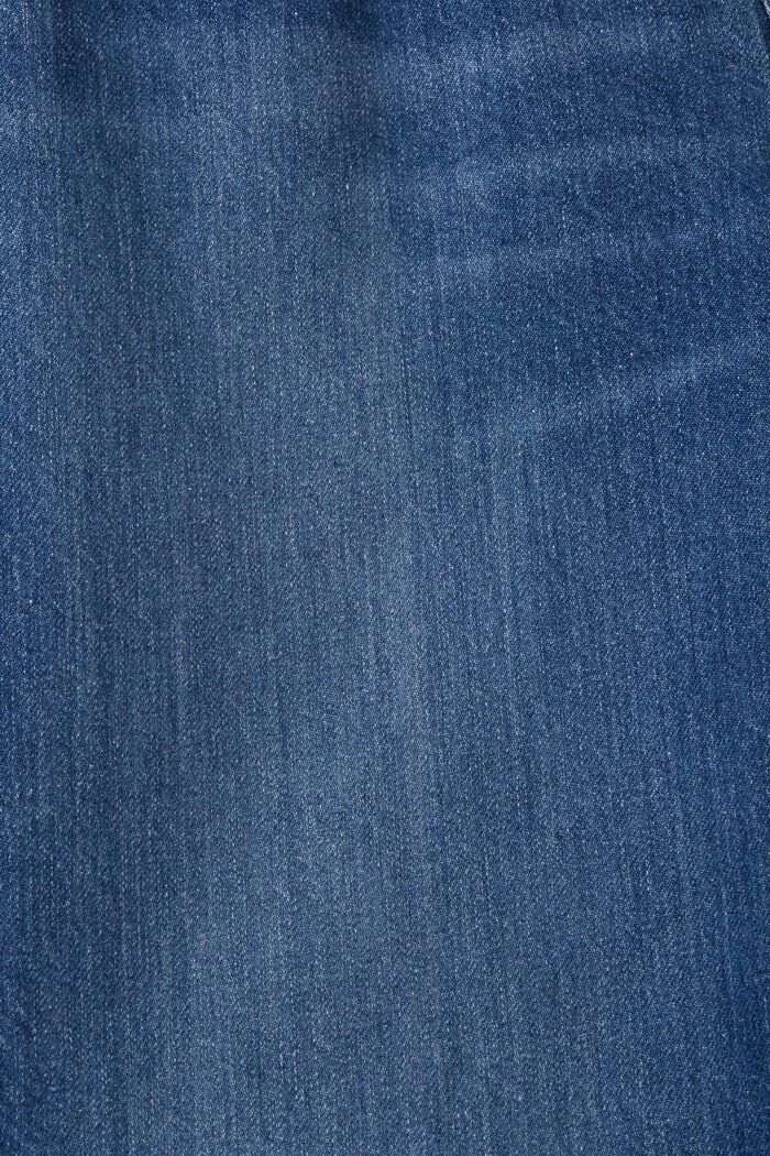 Jeans mit gerader Passform und hohem Bund
